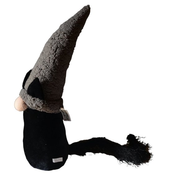 ALL State Floral Decoration Kitty Gnom Stuffed Plush Spooky Cat w'h Tail H - 20' - Picture 2 of 5
